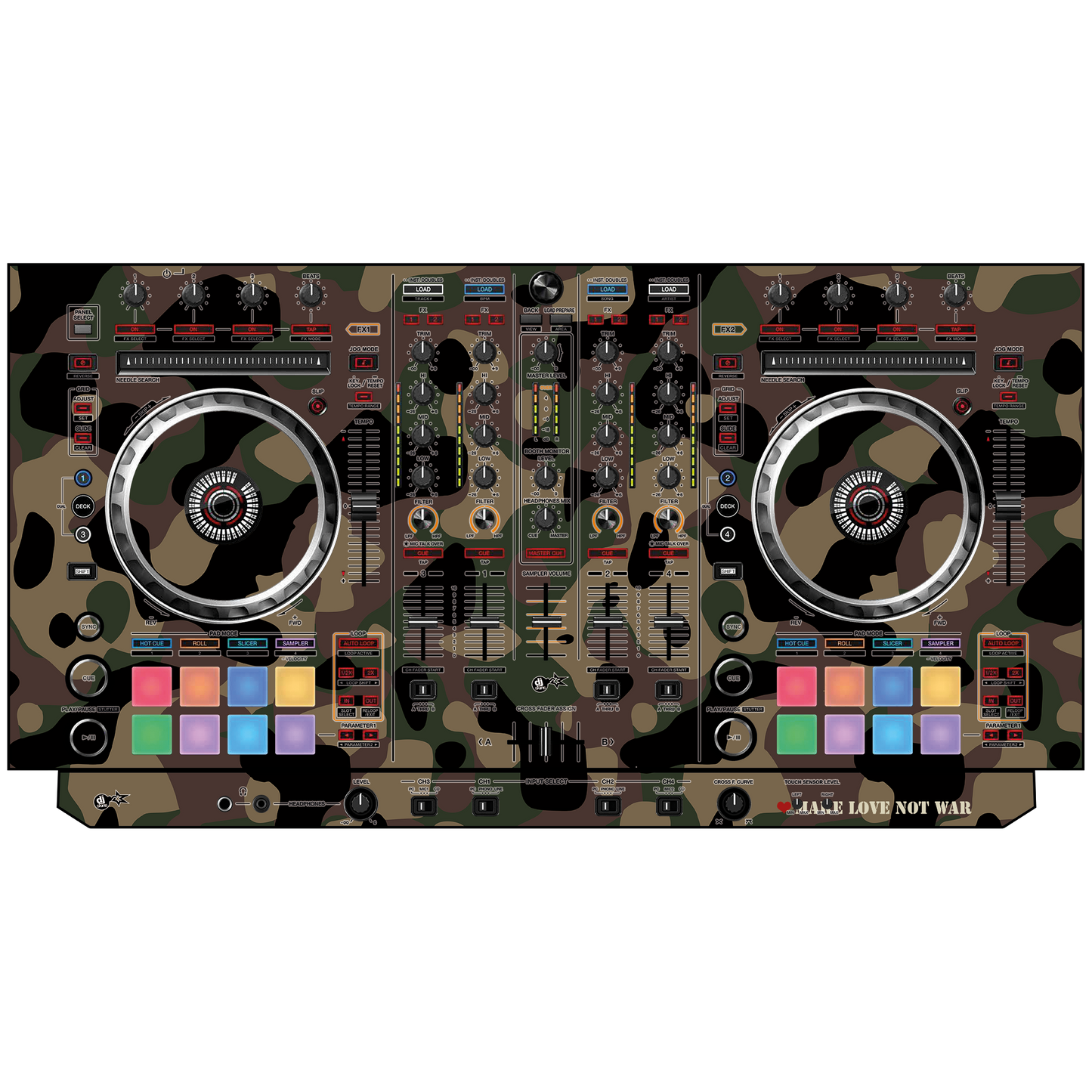 Pioneer DJ DDJ SX Skin - Flere varianter