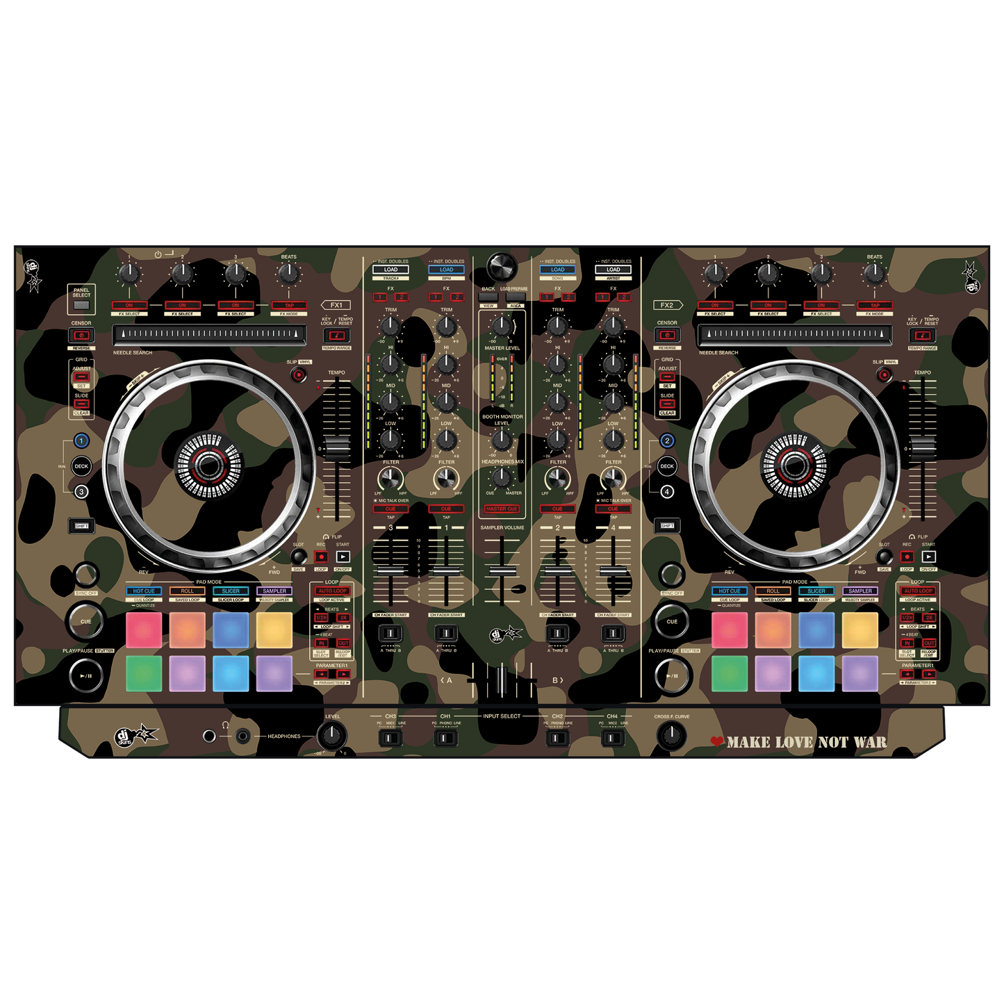 Pioneer DJ DDJ SX 2 Skin - Flere varianter