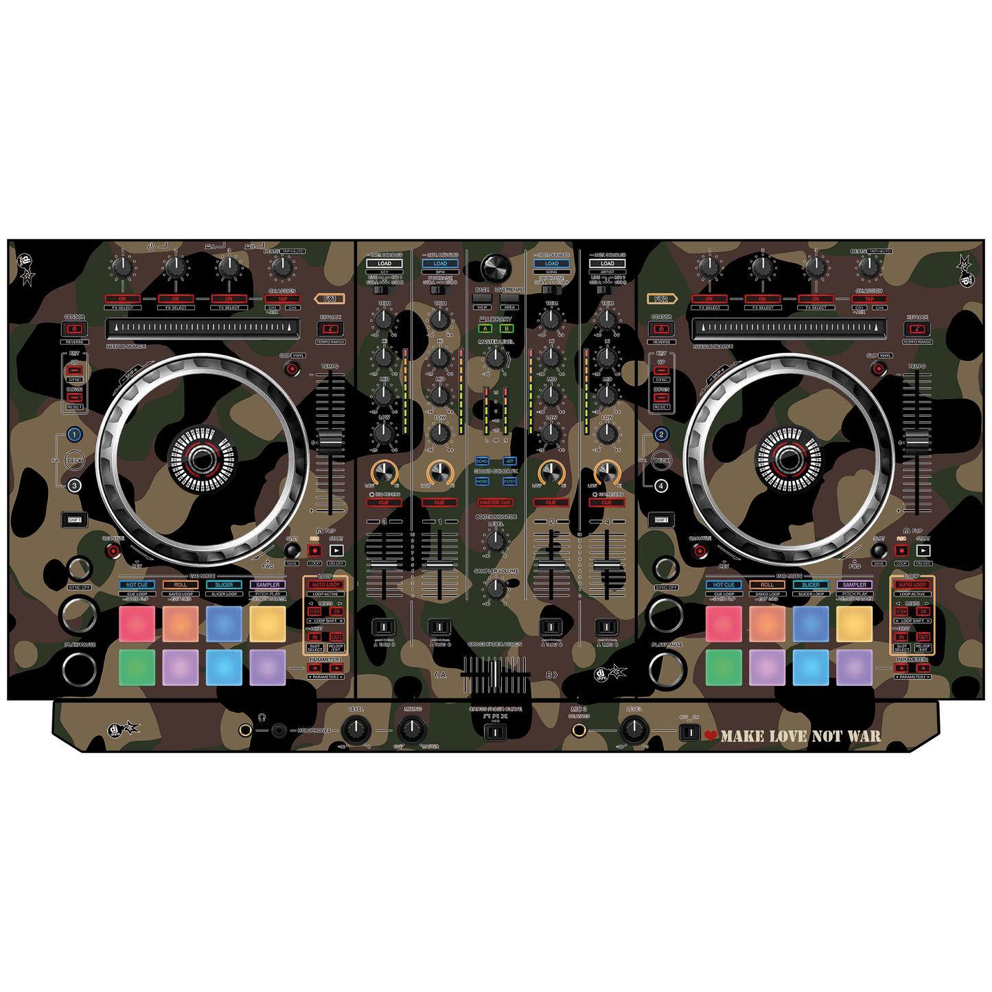 Pioneer DJ DDJ SX3 Skin - Flere varianter