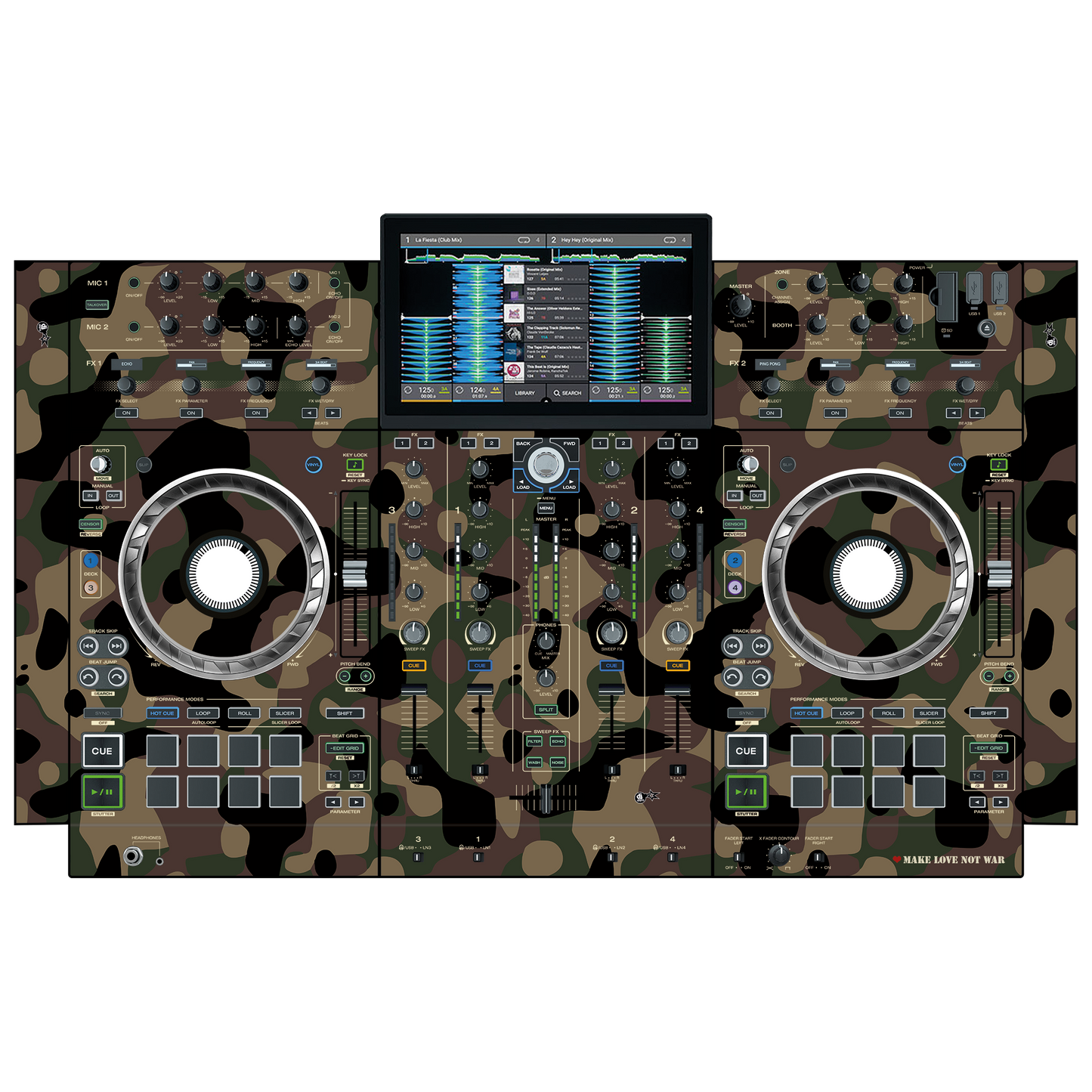 Denon DJ Prime 4 Skin - Flere varianter