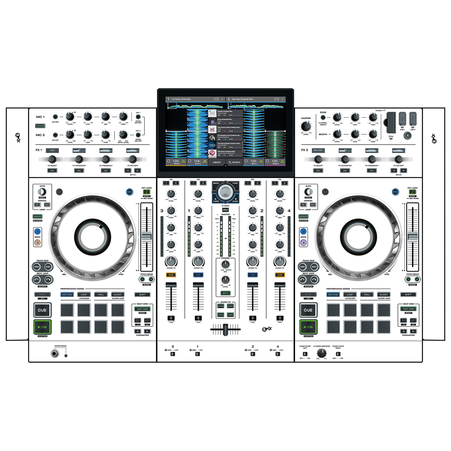 Denon DJ Prime 4 Skin - Flere varianter