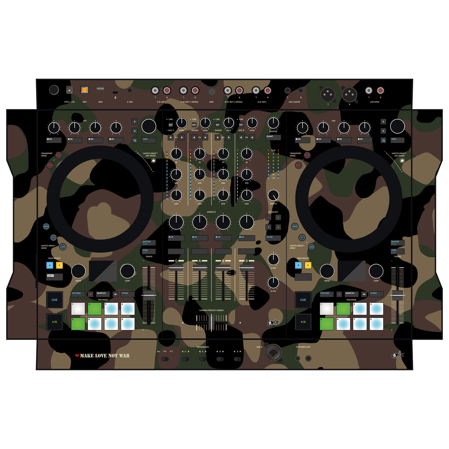 Native Instruments S4 MK3 Skin - Hvid