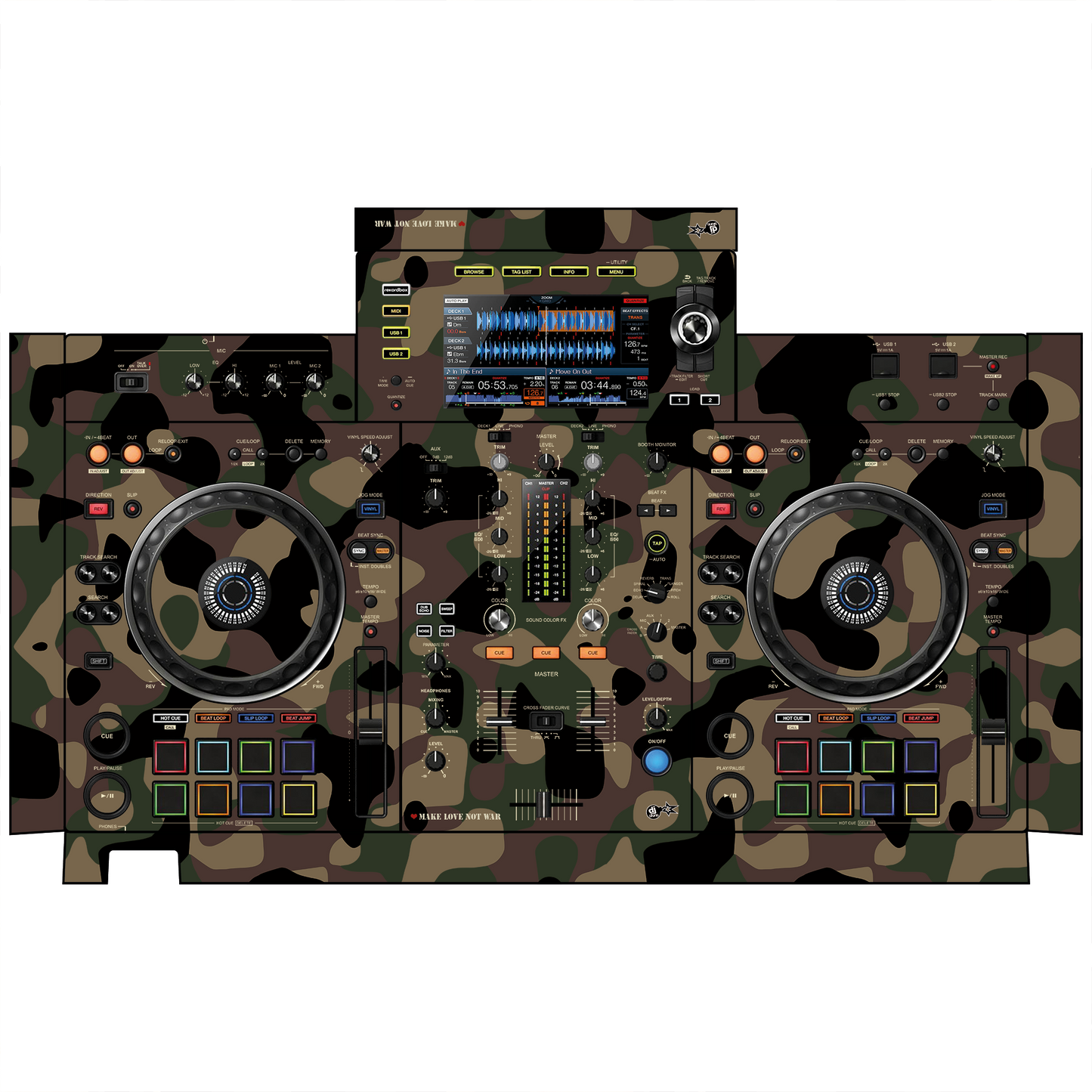 Pioneer DJ XDJ RX 2 Skin - Flere varianter