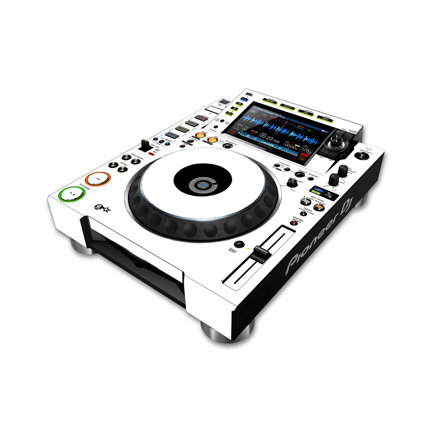 Pioneer DJ CDJ 2000 NEXUS 2 Skin - Hvid