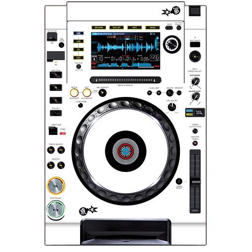 Pioneer DJ CDJ 2000 Skin - Hvid