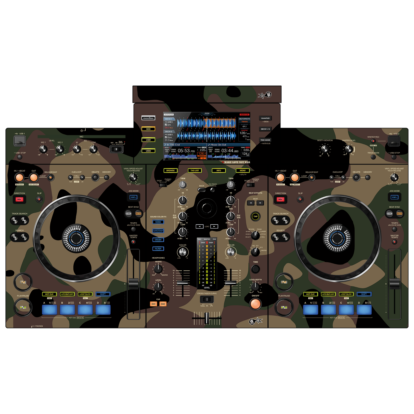 Pioneer DJ XDJ RX Skin - Flere varianter